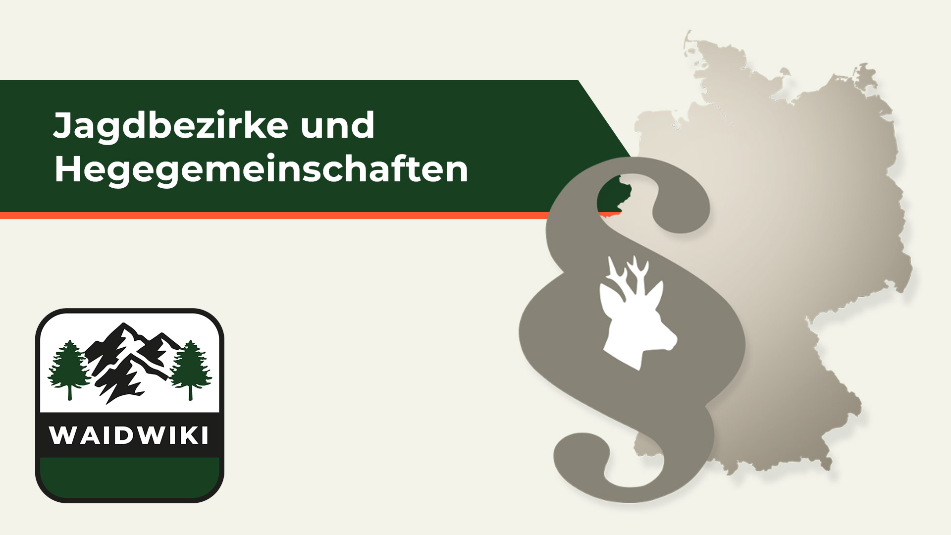 Jagdbezirke und Hegegemeinschaften 