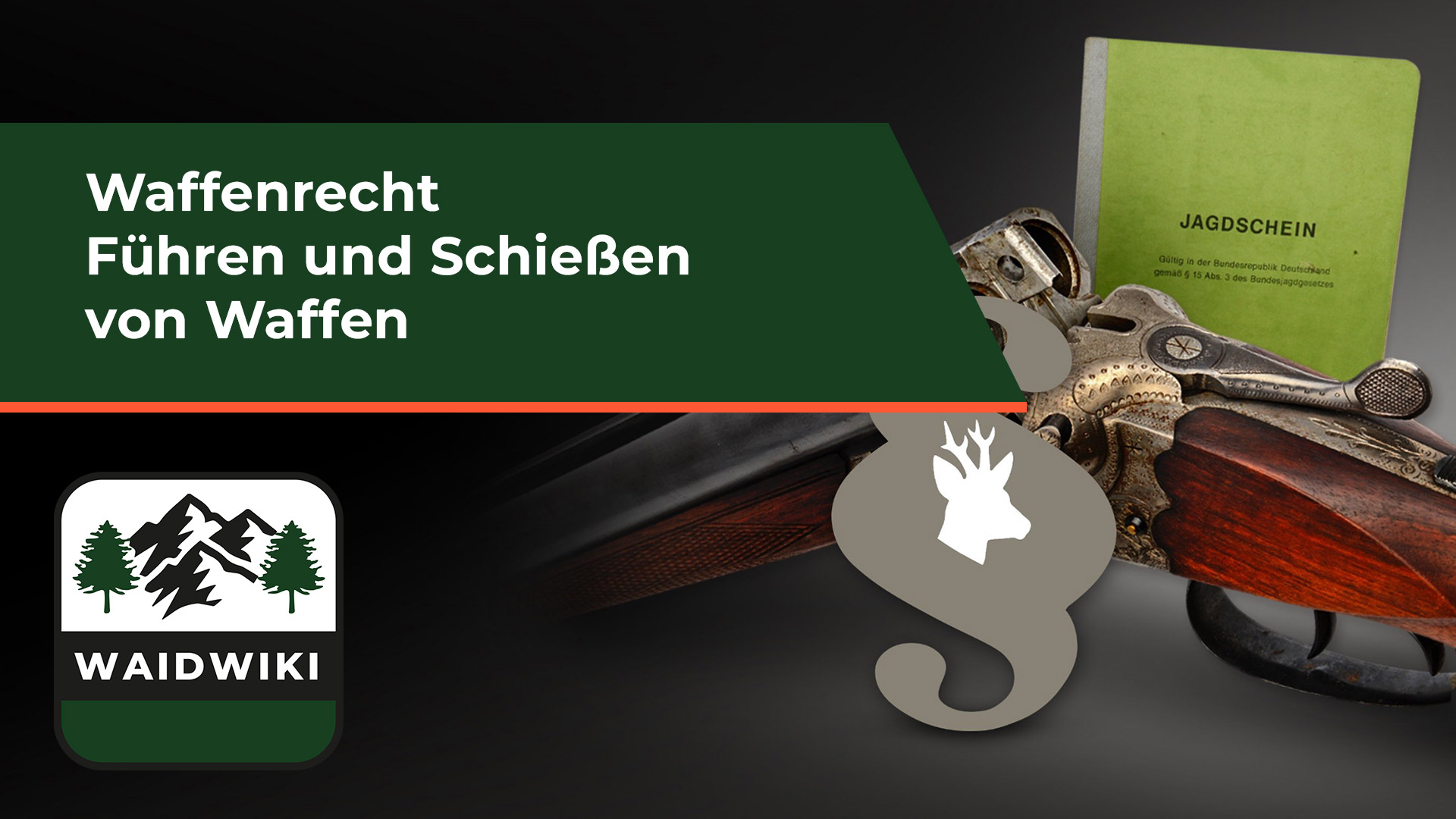 Führen und Schießen von Waffen - Waffenrecht