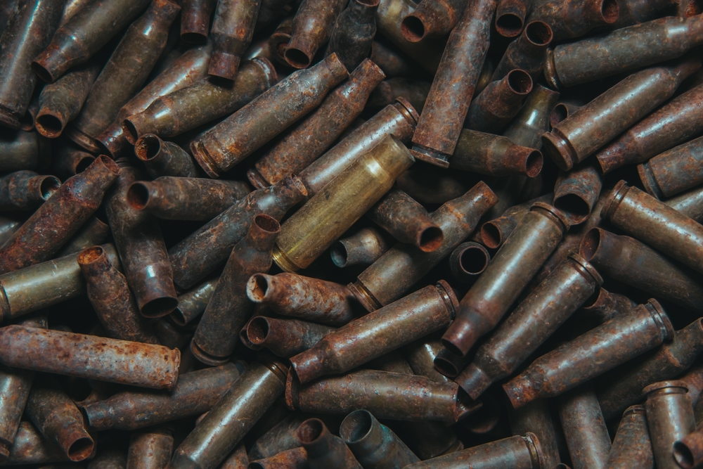 alte verostete Munition immer fachgerecht Entsorgen <br>