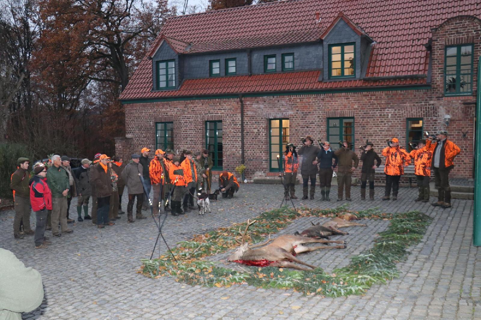 Verblasen der Strecke<br>